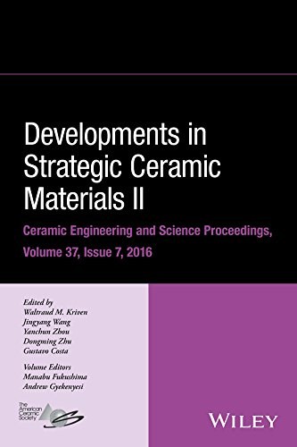 Developments in strategic ceramic materials. a collection of papers presented at the 40th International Conference on Advanced Ceramics and Composites, January 24-29, 2016, Daytona Beach, Florida /