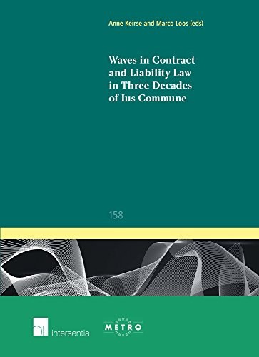 Waves in contract and liability law in three decades of Ius commune /