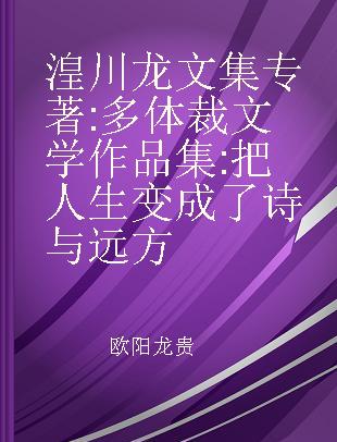 湟川龙文集 多体裁文学作品集 把人生变成了诗与远方