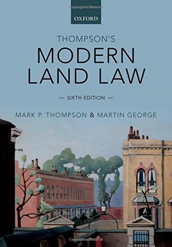 Thompson's modern land law /