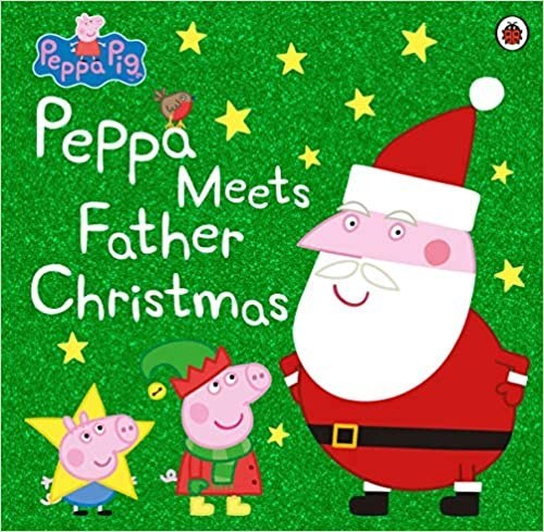 Peppa meets Father Christmas.