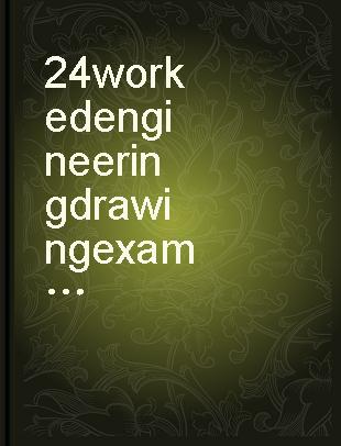 24 worked engineering drawing examples : volume one /