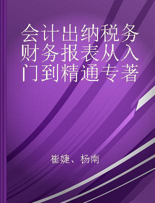 会计 出纳 税务 财务报表 从入门到精通