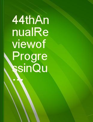 44th Annual Review of Progress in Quantitative Nondestructive Evaluation. Provo, Utah, USA, 16-21 July 2017 /