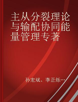 主从分裂理论与输配协同能量管理