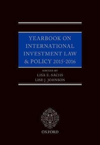 Yearbook on international investment law & policy 2015-2016 /