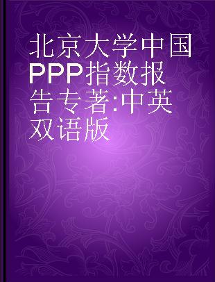 北京大学中国PPP指数报告 中英双语版
