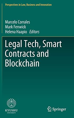 Legal tech, smart contracts and blockchain /