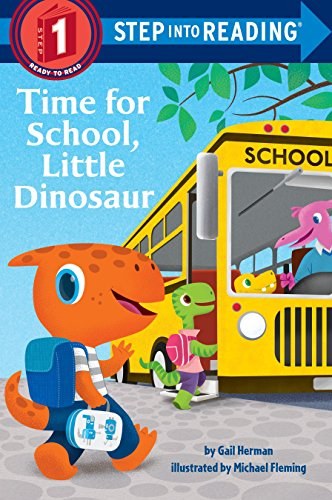 Time for school, little dinosaur /