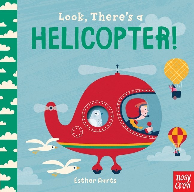 Look, there's a helicopter! /