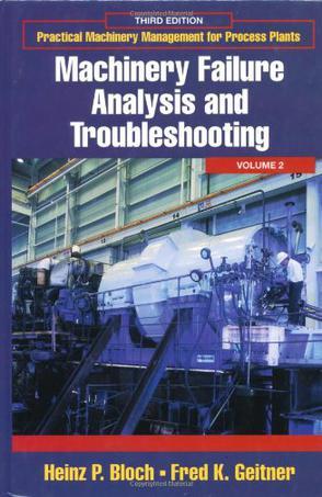 Machinery failure analysis and troubleshooting