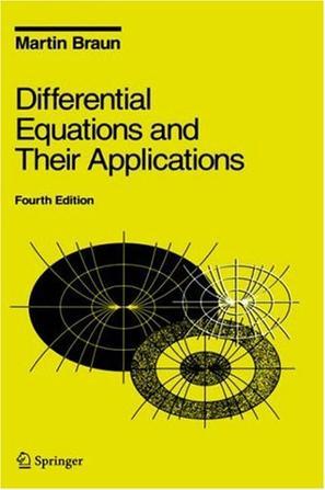 Differential equations and their applications an introduction to applied mathematics