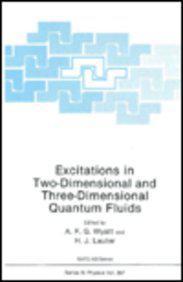 Excitations in two-dimensional and three-dimensional quantum fluids