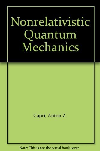 Nonrelativistic quantum mechanics