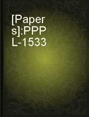 [Papers] PPPL-1533