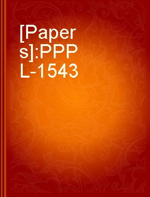[Papers] PPPL-1543