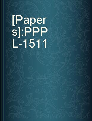[Papers] PPPL-1511