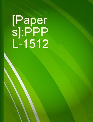 [Papers] PPPL-1512