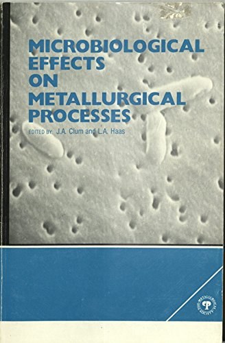 Microbiological effects on metallurgical processes proceedings of the Metallurgical Society/ Society of Mining Engineers Joint Committee on Hydrometallurgy/Processing [i.e. Hydrometallurgy/Chemical Proccesing] and the Metallurgical Society-Physical Chemistry Committee, held at the AIME Annual Meeting, held at New York, New York, February 24-28, 1985