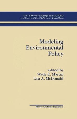 Modeling environmental policy