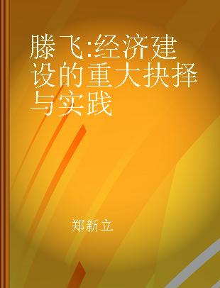 滕飞 经济建设的重大抉择与实践