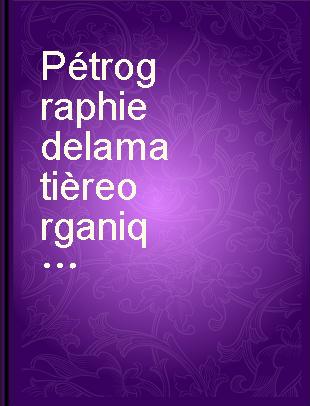 Pétrographie de la matière organique des sédiments relations avec la paléotempérature et le potentiel pétrolier : colloque international, C.N.R.S., Paris, 15-17 septembre 1973