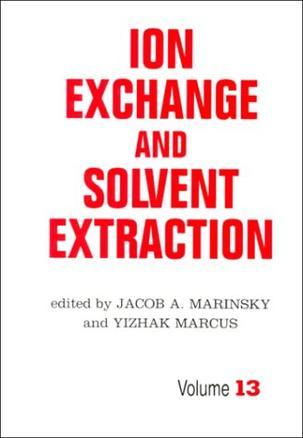 Ion exchange and solvent extraction. Volume 13