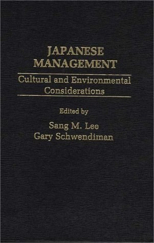 Japanese management cultural and environmental considerations