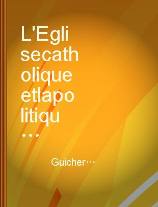 L'Eglise catholique et la politique de défense au début des années 1980 étude comparative des documents pastoraux des évêques français, allemands et américains sur la guerre et la paix