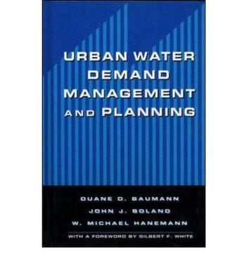 Urban water demand management and planning