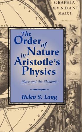 The order of nature in Aristotle's physics place and the elements