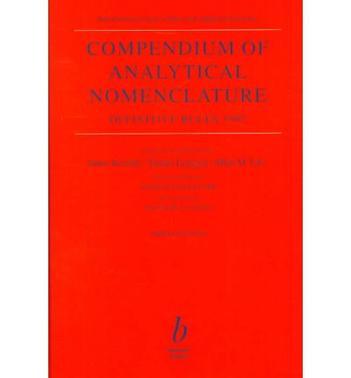 Compendium of analytical nomenclature definitive rules 1997