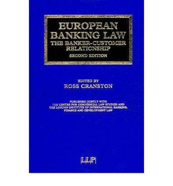 European banking law the banker-customer relationship