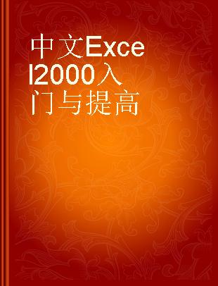 中文Excel 2000入门与提高