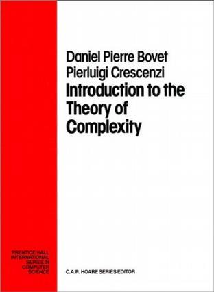 Introduction to the theory of complexity