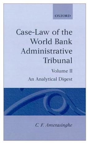 Case-law of the World Bank Administrative Tribunal