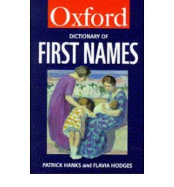 A dictionary of first names