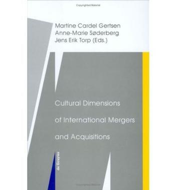 Cultural dimensions of international mergers and acquisitions