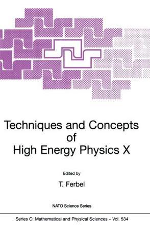 Techniques and concepts of high energy physics X