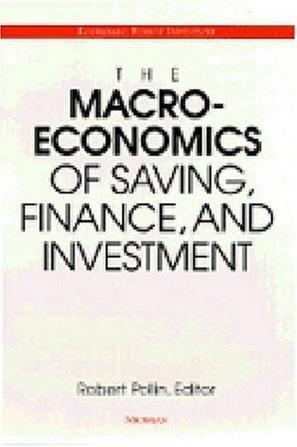 The macroeconomics of saving, finance, and investment