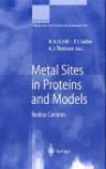 Metal sites in proteins and models redox centres