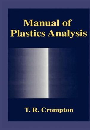 Manual of plastics analysis