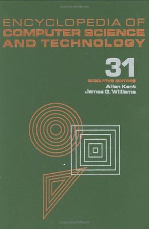 Encyclopedia of computer science and technology