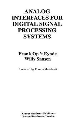 Analog interfaces for digital signal processing systems