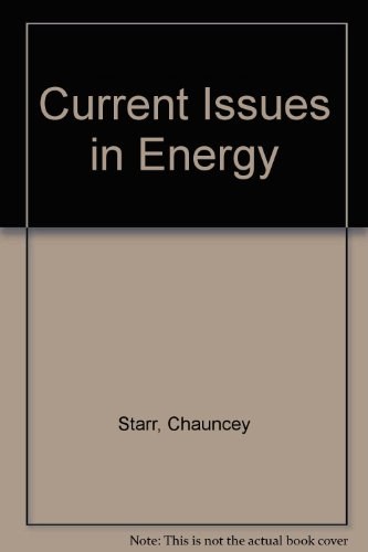 Current issues in energy a selection of papers