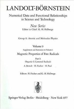 Zahlenwerte und Funktionen aus naturwissenschaften und Technik, Neue serie. Gruppe II, Atom-und Molekulerphysik. Bd. 9, T. b
