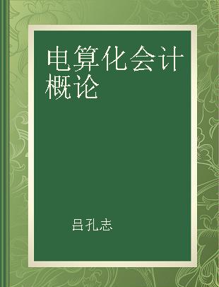 电算化会计概论