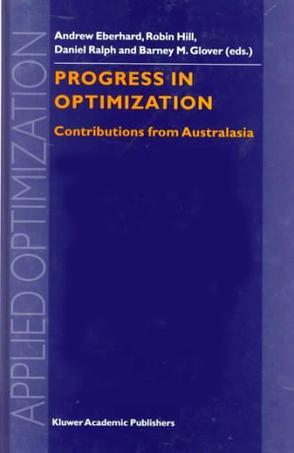 Progress in optimization contributions from Australasia