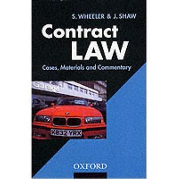 Contract law cases, materials and commentary