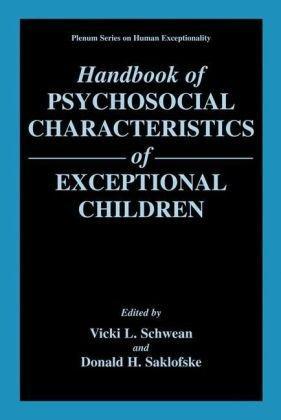 Handbook of psychosocial characteristics of exceptional children